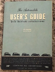 General Motors Book User's Guide World War II Make More of Your Automobile Car - Picture 1 of 7