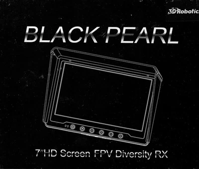 3D Robotics 3DR черный жемчуг RC801 7 «FPV разнообразие RX монитор без DVR - читать - Изображение 1 из 4