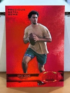 2023 Skybox Metal Universe Precious Gems PMG Red #49 RC Bryce Young /100 - Picture 1 of 2
