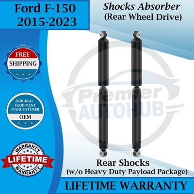 Amortiguadores traseros Monroe genuinos OEM para Ford F150 2015-2023 2x2 garantía de por vida Foto 1 de 4