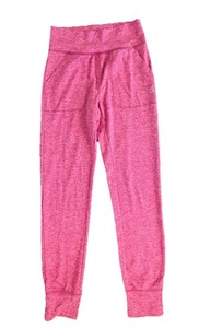 Gap Fit Kids Girls Size L Large 10-11 Pink Joggers Leggings Athletic Gym Pants - Picture 1 of 8