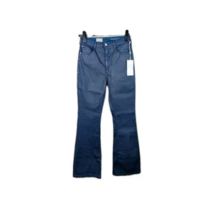Pilcro Icon Flare Jeans Damen 29W Coated High Rise Blau Stretch Anthropologie - Bild 1 von 23
