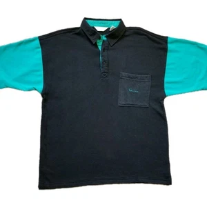 Vintage Pierre Cardin Herren L Sweat Polo Pocket Shirt Knopf Pullover 70er 80er  - Bild 1 von 10
