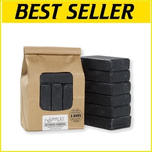 Soothing Marshmallow Root & Activated Charcoal Soap - Perfect for Sensitive Skin - Picture 1 of 9