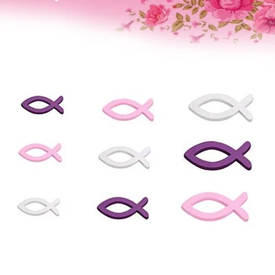  54 Pcs Aquarium Ornaments Embellishments for Crafting Fish Pattern Buttons - Image 1 of 4