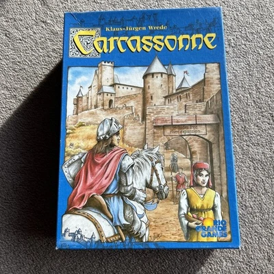Carcassonne Board Game including River Expansion Tiles- Klaus Jurgen 2000 - Image 1 of 4
