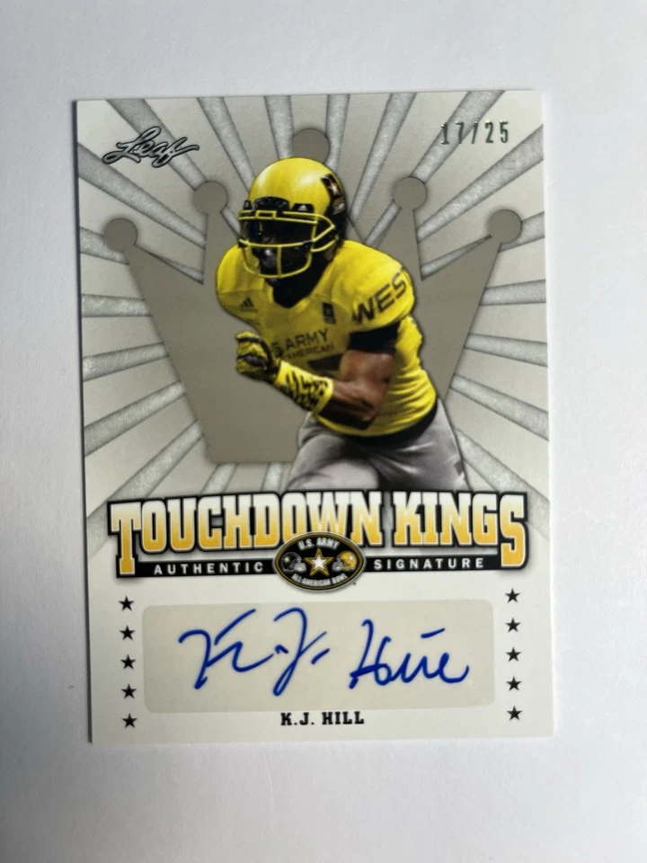 2015 Leaf # TK-KJH K.J. Hill BUCKEYES Touchdown Kings Auto‼️/25 - Image 1 of 2