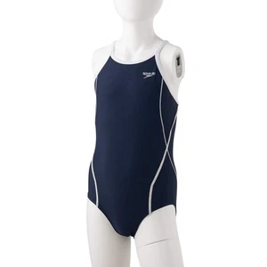 Speed School Swimsuit Rode Suit Swimming Girls Black Pink 170 846 - Picture 1 of 3