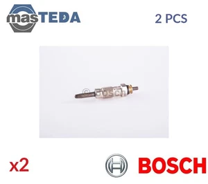 0 250 202 001 ENGINE GLOW PLUGS BOSCH 2PCS NEW OE REPLACEMENT - Picture 1 of 9