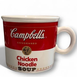 Campbell’s Suppentasse Vintage 1996 Teleflora rot weiß Huhn Nudel Keramik 15oz - Bild 1 von 6