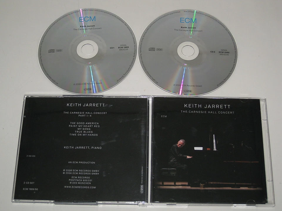 KEITH JARRETT/THE CARNEGIE HALL CONCERT(ECM 1989/90  985 6224) CD ALBUM - Bild 1 von 1