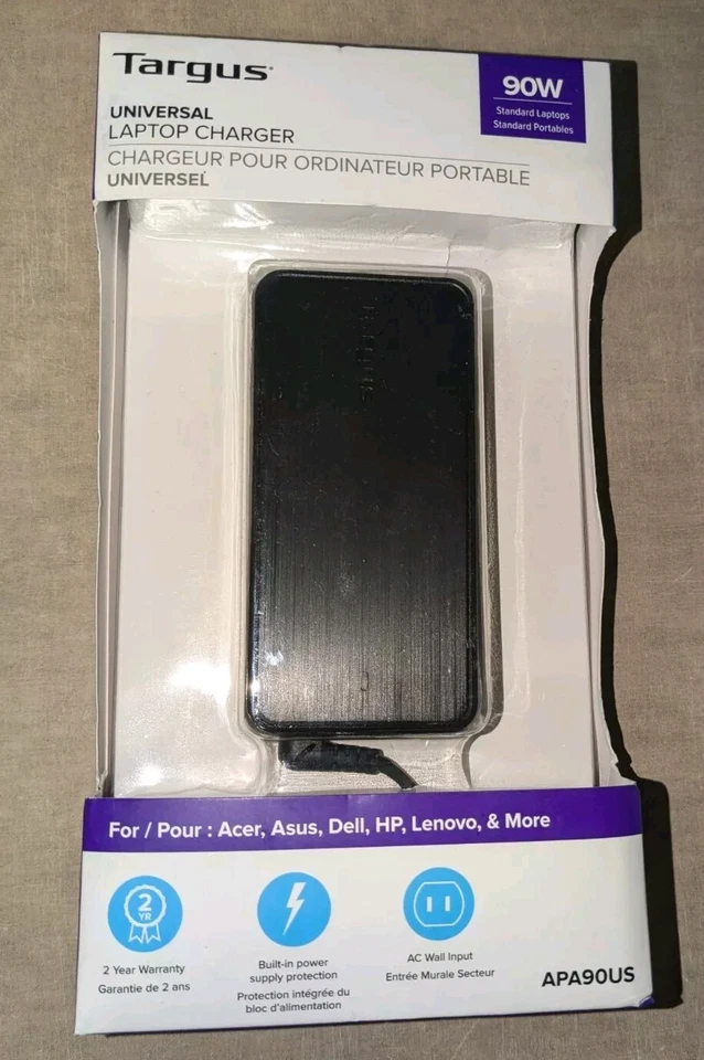 90W 15-20V Adapter Universal Laptop Charger for Targus Universal Laptop Charger - Image 1 of 2