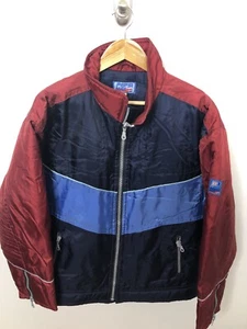 Vintage Pepsi Max Nylon Bomber Quilted Lined Color Block Men 50 XL Jacket - Picture 1 of 9