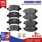 Front and Rear Ceramic Brake Pads Set For Toyota Solara Avalon Camry Toyota Camry