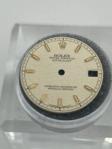 Original Rolex Datejust 31mm Cream Anniversary Dial YG Markers 68243 78243 178273 - Bild 1 von 3
