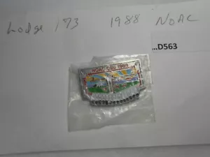 Lodge 173 1988 Noac Pin D563 - Bild 1 von 1