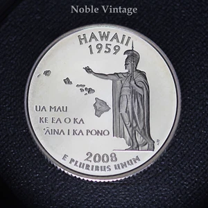 2008 S Proof Hawaii State Quarter - From a Clad Proof set - Picture 1 of 2