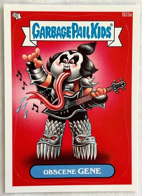 2013 Garbage Pail Kids BNS3 Brand New Series 3 OBSCENE GENE B23a Bonus Card GPK - Image 1 of 2