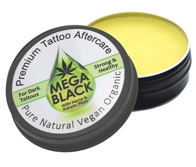 Tattoo Balm 70ml. For Black Ink Tattoo Care. Australia's Finest Tattoo Aftercare - image 1 of 4