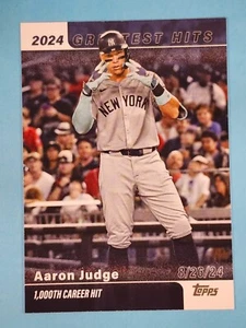 2025 Topps Series 1 Greatest Hits Aaron Judge New York Yankees #GH-16 - Picture 1 of 2