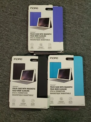 INCIPIO Case for iPad Air 2 (Folio Case with Magnetic) - Lot of 3 - Image 1 of 2