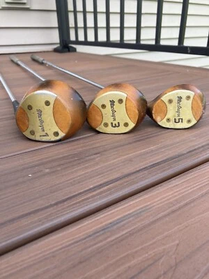 MacGregor Jack Nicklaus OSO DE ORO 1,3,5 Juego de Madera Multistep Acero Flex Foto 1 de 4