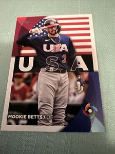 2023 Topps Series 1 BASEBALL #WBC-6 MOOKIE BETTS USA