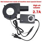 Reliable Firewood Blower Fan for Fireplaces BBQ Stoves Double Ball 12V