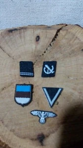 1/6 DID DRAGON ETC.WW II GERMAN SET SIGNAL & COLLAR RANK TABS & EAGLE, RANK - Imagen 1 de 3
