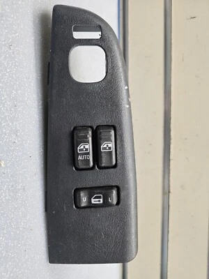 🔥99-02 Silverado SIERRA левый выключатель стеклоподъемника для главной двери водителя черный WS4 - Изображение 1 из 4