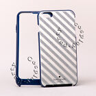 Kate Spade Hybrid iPhone 6 iPhone 6s Case - Diagonal Silver White Cream Stripe