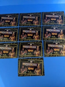 10 WWF WrestleMania V EXPLODE Event Postcard Pay Per View Reminder to Order - Picture 1 of 3