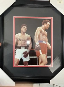 muhammad ali signed photo With George Foreman ***NO COA*** - Picture 1 of 3