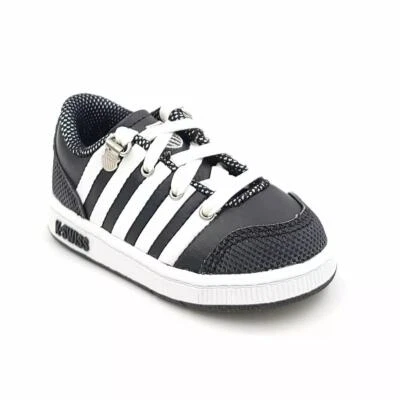 Zapatillas bajas K Swiss Baby Infantes Grande Court TW talla US 3 negras blancas Foto 1 de 4