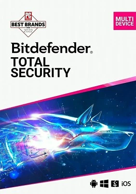 Bitdefender Total Security 2025- 1 Year 1 WINDOWS  PC + Daily VPN - Image 1 of 3