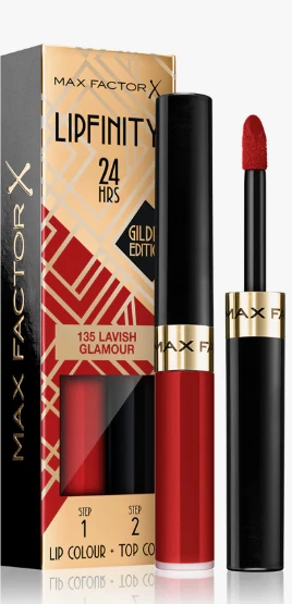MAXFACTOR X LIPFINITY 24HR 135 LAVISH GLAMOUR LIPSTICK ONLY!! - Image 1 of 1