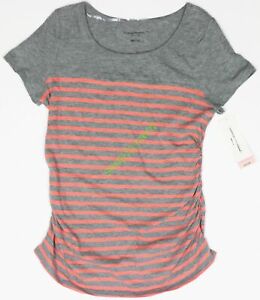 New Women's Maternity Crew Neck Tee T Shirt Top Liz Lange NWT size XS