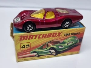 MATCHBOX LESNEY SUPERFAST No 45 FORD GROUP 6 In VGC - Picture 1 of 20