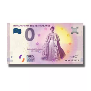 2020-6 Netherlands PEAS Monarchs Euro Souvenir Banknote Euro Schein - Picture 1 of 1