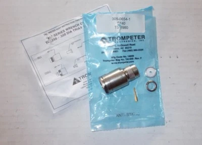 Trompeter 80 Series 14949 Wrench Crimp Triax Cable TAI-175, 305-0654-1 - Image 1 of 4