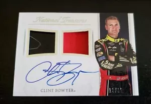 2016 National Treasures Clint Bowyer NASCAR tuta antincendio automatica metallo /25 RAZZA USATA!! - Foto 1 di 3