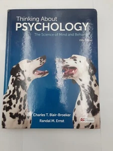 Thinking About Psychology The Science Of Mind And Behavior 5th Ed 9781319535056 - Picture 1 of 3