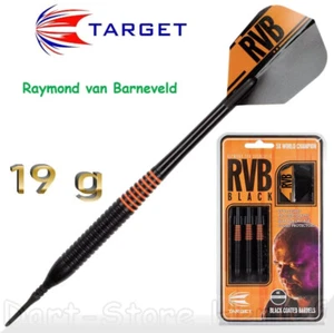 110118 Target Raymond Van Barneveld Soft Darts " Black Brass ", 19 G - Picture 1 of 3