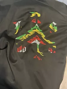 Giacca da pista LRG Giamaica Rastafariana 420 king of kings streetwear Hip Hop - Foto 1 di 2