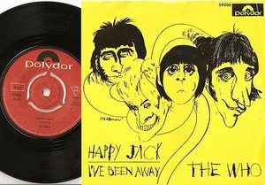 THE WHO HAPPY JACK & I`VE BEEN AWAY NORWAY 45+PS 1966 FREAKBEAT HIGH NUMBERS MOD - Imagen 1 de 2