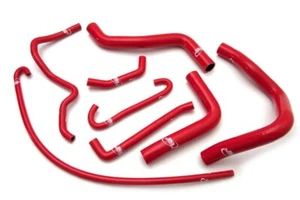 AS3 PERFORMANCE SILICONE RADIATOR HOSES RED for SUZUKI GSXR 600 750 2006-2010 - Picture 1 of 6