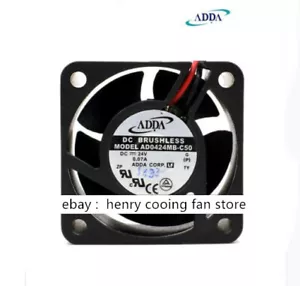 ADDA fan AD0424MB-C50 DC 24V 0.07A 40*40*20mm 2pin 6900RPM Inverter cooling fan - Picture 1 of 4