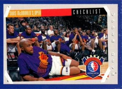 1993  Upper Deck McDonald's Open Checklist MO, CL Charles Barkley #507 Suns - Image 1 of 2