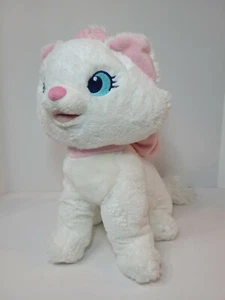 Disney Store Aristocats Marie Plush Stuffed Toy White Pink Cat 12" Collectible - Picture 1 of 5