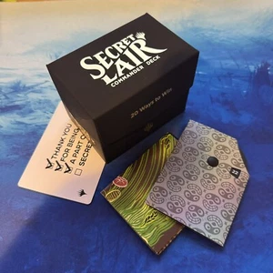 CAJA DE BARAJAS Secret Lair 20 maneras de morir Magic The Gathering cajas de cartas Soft Black Magic CCG TCG LCG - Imagen 1 de 8